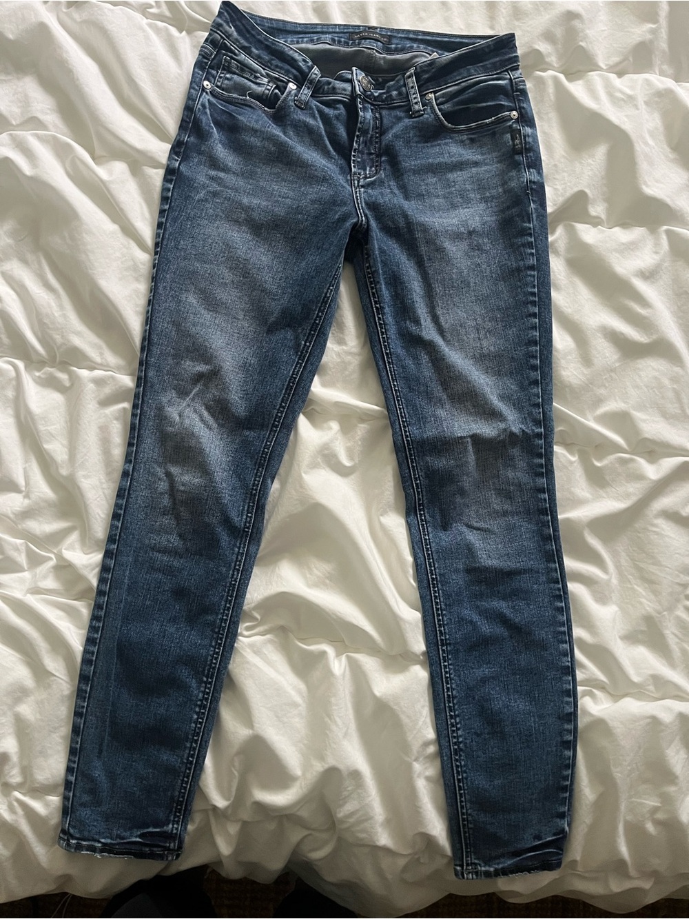 Silver Jeans Women's Dark Blue Skinny Jeans